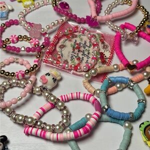 Colorful Beaded Bracelets Set